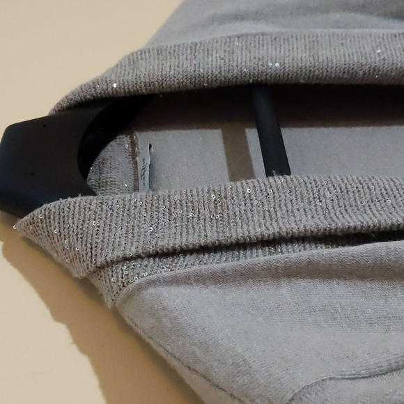 Thomas Rabe| Tan Cardigan With Sequin Details and Faux Pockets Modal Blend - Picture 6 of 14